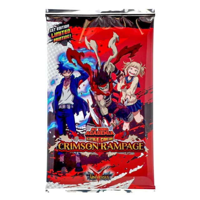 My Hero Academia CCG: Serie 2 Hochrot Rampage Booster Packung 1st Edition Ovp