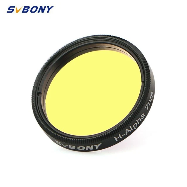 Filtro CCD fotográfico profesional SVBONY H-Alpha 7nm 1.25" para cielo profundo