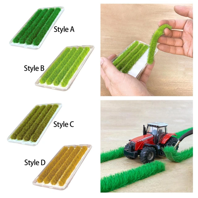 Pistro Miniatur-Blumen-Grasbüschel - 15 Stück Gelb Für Modellbau & Dioramen