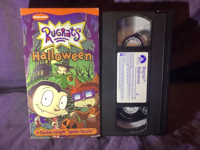 2002 NICKELODEON RUGRATS Halloween Double Length Spook-tacular VHS Tape ...