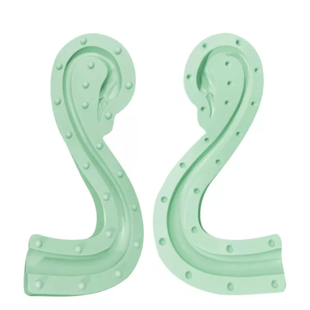 2PCS Swan Neck Fondant Silicone Mold Fondant Cake Decoration Mold Baking Tools