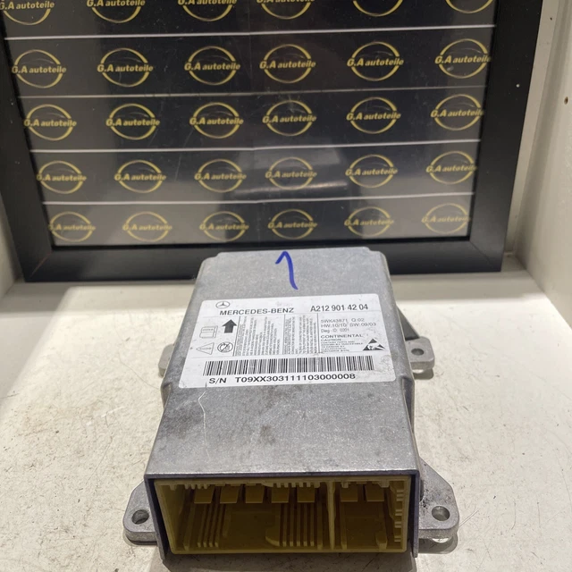 W212 Intake Sensor Computer MERCEDES-BENZ W212 ECU Steuerung Gerät Sensor Modul Airbag A2129014204 ...