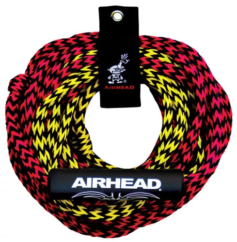 Kwik Tek AHTR-22 Airhead 2 Rider Tube Rope, 2 Sect, Float