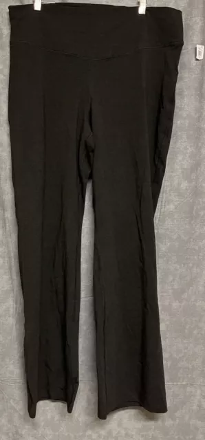 NEW XXL Old Navy PowerChill leggings extra high rise slim boot cut dark gray