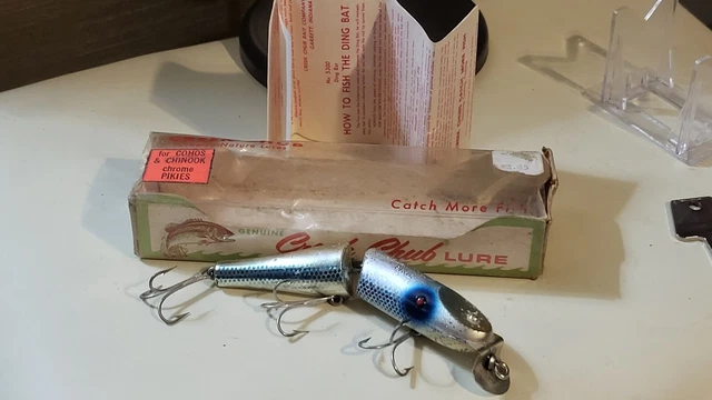 #TOUGH Creek Chub #2640 Jointed Chrome Pikie Correct stamped box &  paperwork