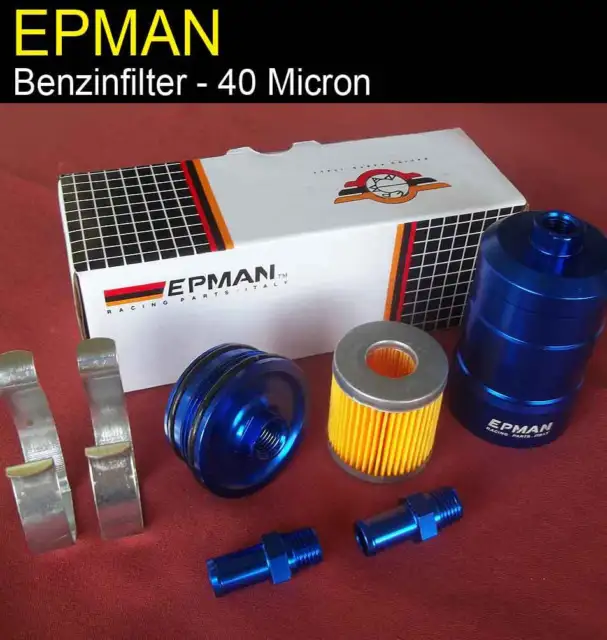 40 Micron Kraftstofffilter - Einspritzanlage-Schutz - EPMAN Racing Parts - Italy 2