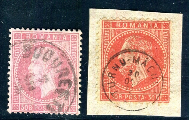 RUMÄNIEN 1876 47,42 gestempelt besonders SCHÖN (M3352