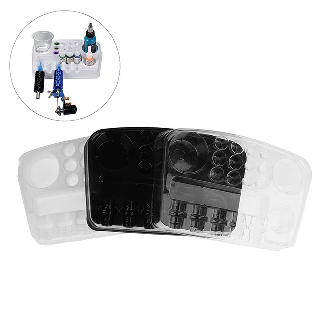 Tatuaggio aghi cartuccia vassoio tatuaggio monouso aghi cartuccia supporto plastica -xp