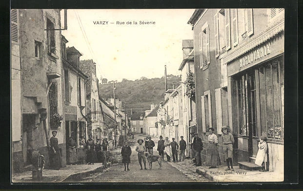 CPA Varzy, Rue de la Séverie