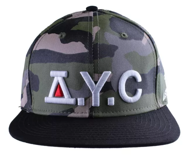 Asphalt Yacht Club Camouflage Vert Noir Chasse Baseball Snapback Hat AYC1410920