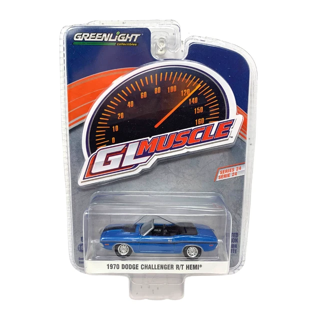 GREENLIGHT GL MUSCLE Series 24 1970 Dodge Challenger RT Hemi 1:64 ...