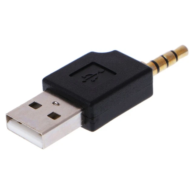 3.5mm to USB 2.0 Male Aux Auxiliary Adapter For  for  for  1st 2