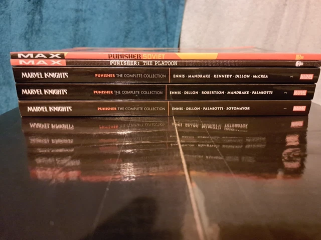 Punisher Marvel Knights Complete Collection Vol. 1 - 3 Max Soviet Platoon lot