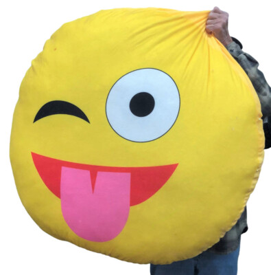 I SODIAL Cuscino Emoticone Emoji Soft Cuscino peluche 20 x 25 cm 