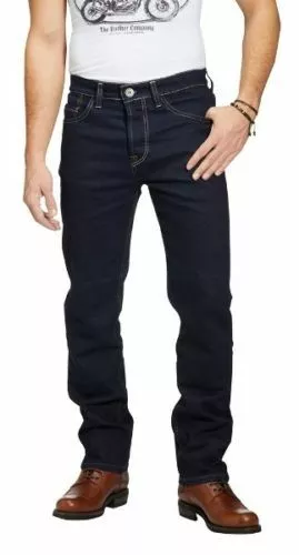 THE ROKKER COMPANY Bikerjeans Rokkertech Raw Straight Motorradjeans 1062 Protek.