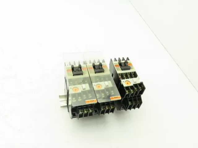 Fuji Electric SC-03/G DIN Rail Contactor 3P 1NO 11A 600V 3PH 24VDC Coil Lot of 3