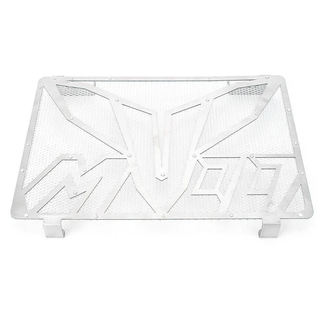 Front Radiator Grille Guard Cover Protector Silver For YAMAHA FZ-09 MT-09 Tracer