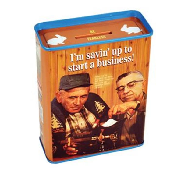 Blechspardose I'm Savin UpTo Start A Business! Spardose
