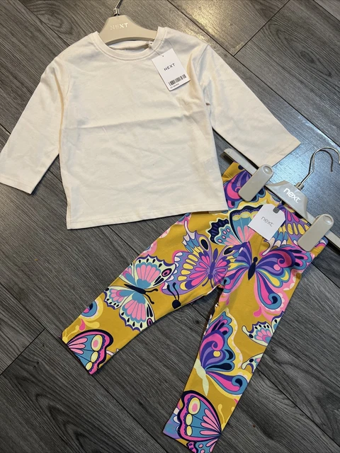 Next baby girl 12-18 months top and leggings outfit bundle BNWT