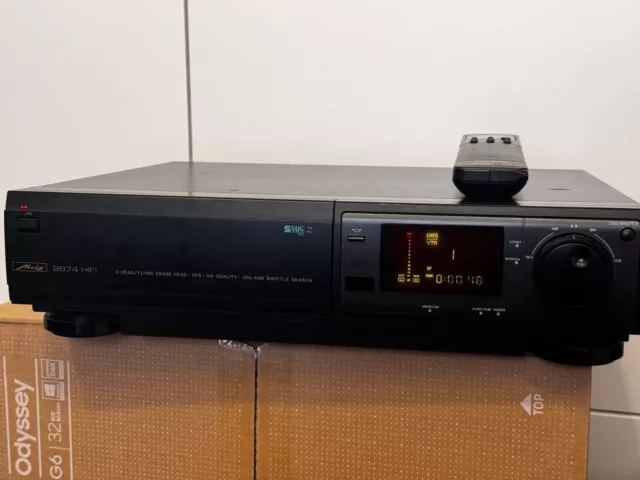 Metz 9874 Hifi VHS SVHS Videorecorder mit FB selten Rar