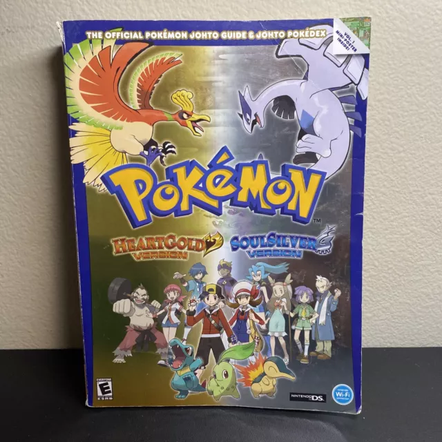Pokémon HeartGold SoulSilver Johto Strategy Guide (Vol.1) & Attached Poster