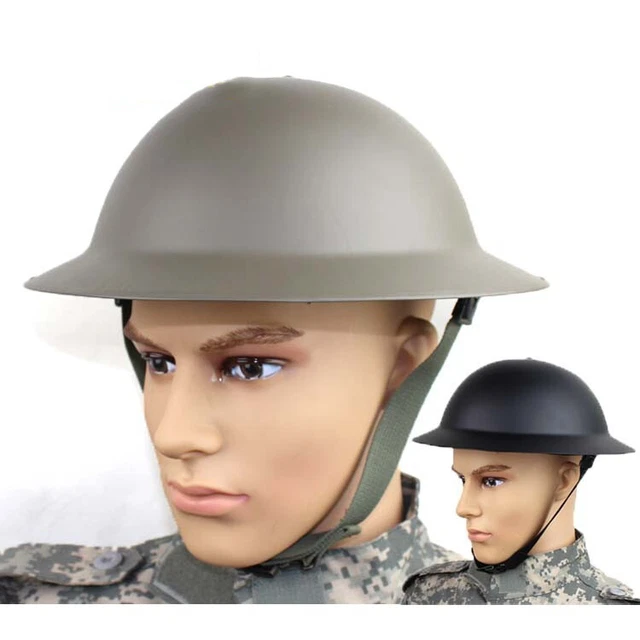 REPLICA WW2 BRITISH Army Brodie Mk2 Helmet Tactical Airsoft Cosplay