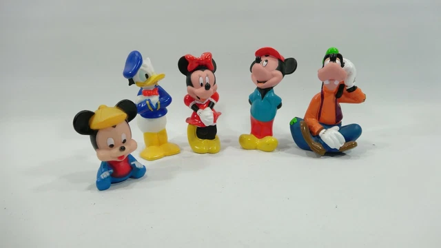 Disney Vinyl Figures - Goofy - Donald - Mickey & Minnie Mouse - Baby Mickey