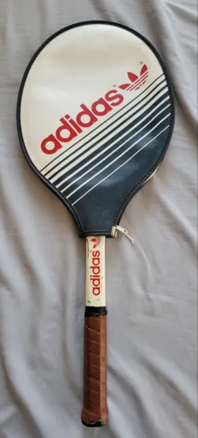 ADIDAS DISNEY SPORTS GOOFY VINTAGE 80s WOODEN TENNIS RACQUET INC CASE COLLECTORS