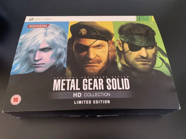 XBOX 360 Metal Gear Solid HD Collection PAL UK VERSION LIMITED EDITION BOX