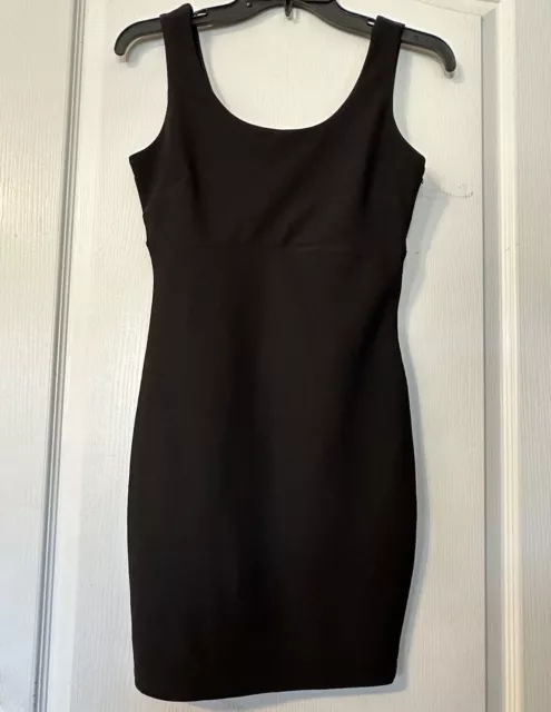 XXI Perfect Little Black Sleeveless Dress Ladies Sz Small Side Zip Short Pencil