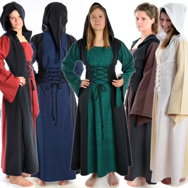 Mittelalter Kleid Liebgart mit Schnürung aus Baumwolle | HEMAD Gewandung LARP