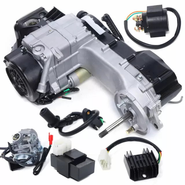 4-Stroke Complete Engine Single Cylinder 150CC GY6 Scooter ATV Go-Kart Motor CVT
