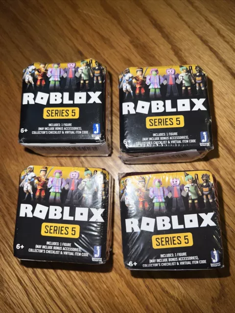 Roblox Series 11 Figure & Virtual Item Code Purple Blind Bag Box