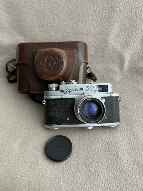 Zorki-3С KMZ URSS Russe RF 35mm Caméra + Objectif Jupiter-8 f2/50mm...