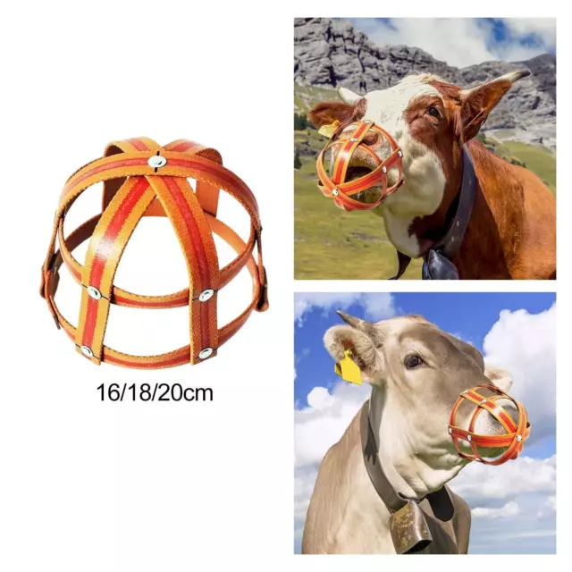 Horse Grazing Muzzle Comfort Equestrian Equipment for Farm Animal Pig Cow