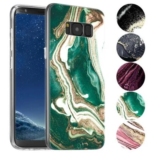Coque pour Samsung Galaxy S8 Protection Marbre Motif Téléphone Portable Silicone