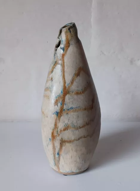 Annie Maume vase moderne grès émaillé céramique XXe 1970 dlg La Borne Lerat