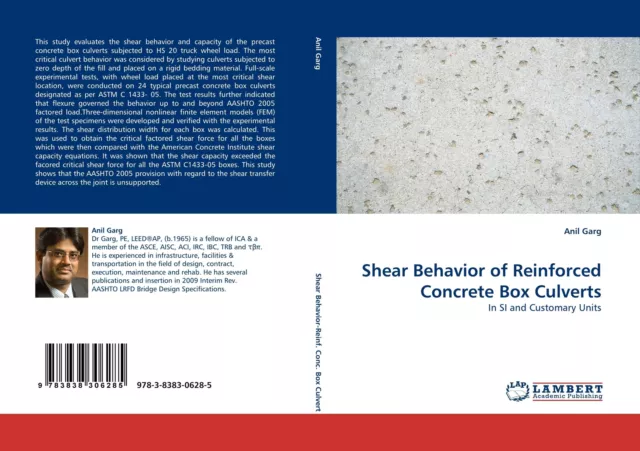 Shear Behavior of Reinforced Concrete Box Culverts In SI and Customary Units