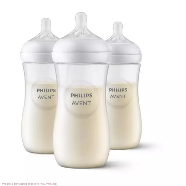 Philips Avent Natural Baby Bottle with Natural Response Nipple - Clear - 11oz