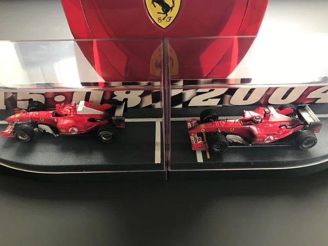 Schumacher Barrichello Ferrari F2004 1/43 Ungheria Gp Uno Due F1 Set Doppio