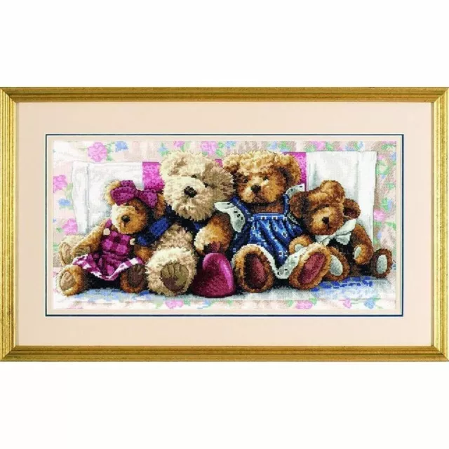 DIMENSIONS GOLD "A ROW OF LOVE"CROSS STITCH KIT  Kreuzstich-Stickpackung 46x23 C
