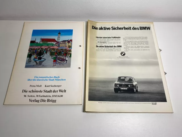 SET 7x OLYMPIA München 1972 Karte Plan Programm Eröffnungsfeier Sonderheft RAR 3