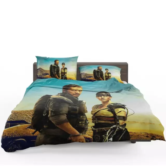 Mad Max Fury Road Movie Max Rockatansky Quilt Duvet Cover Set King Bedroom Decor