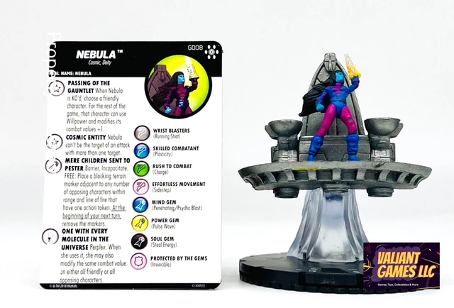 Marvel Heroclix Nebula #G008 w/ Card Avengers Infinity Set