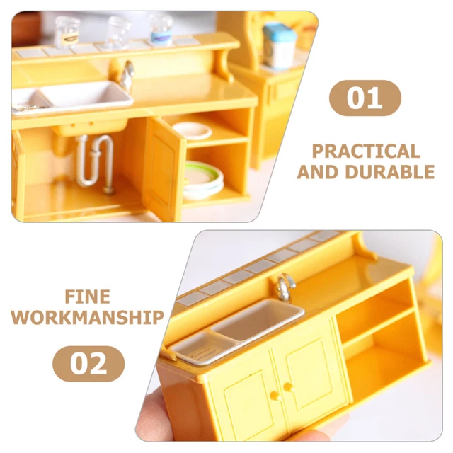 MINIATURE SINK DOLL House Furniture Dollhouse Craftsmanship Baby Child