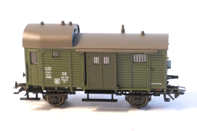 Wagon Märklin HO 4140 - Fourgon Bagage Postal DB - Ép. III - Très Bon état