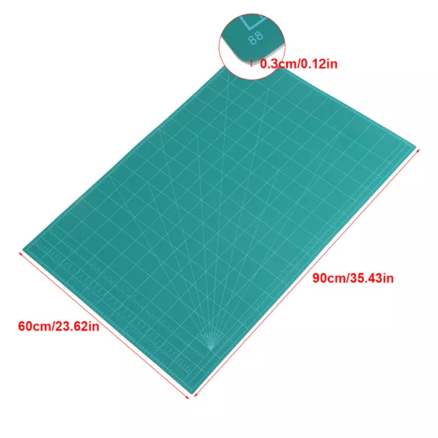 A1 Self Healing Cutting Mat 600x900mm | Craft Cutting Pad | 5 Ply PVC Cut Mat