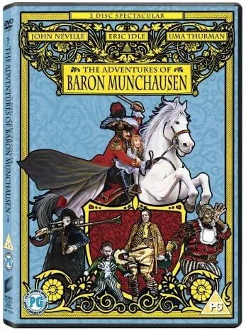 Adventures Of Baron Munchausen (1988) (20Th Anniversary Dvd 2008) Rgn 2 Bbfc Pg