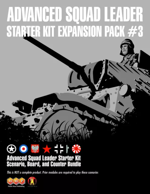ASL Starter Kit Expansion Pack #3 Advanced Squad Leader MMP NISW Fast Shipping