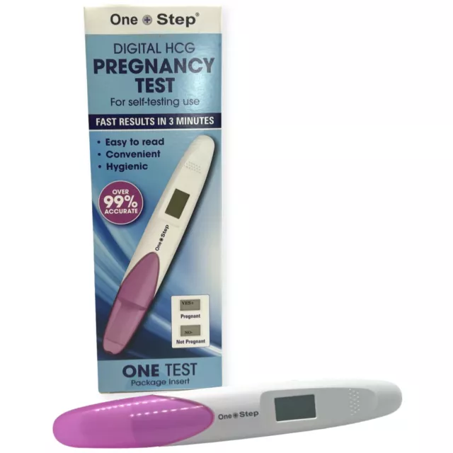 One Step Digital Pregnancy Test | Fast and Easy to Use Clear Results